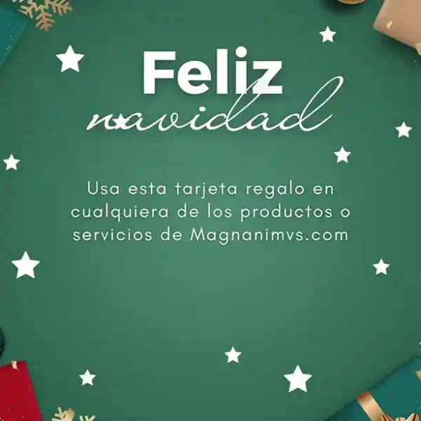 Tarjeta regalo de Navidad